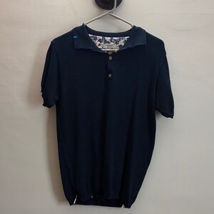 Navy Blue Men's Polo Shirt